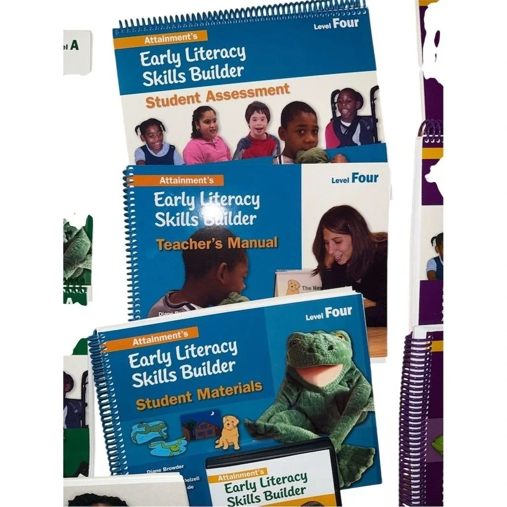 Attainment Early Literacy Skills Builder Kit for Elementary Education as shown‎